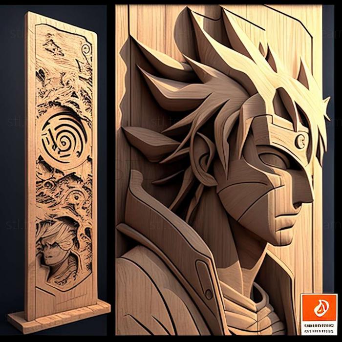 3D model Naruto Shippuuden Narutimate Accel 3 game (STL)